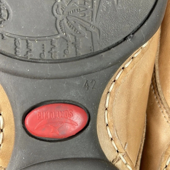 PILINKOS Mens Slip On Loafer Nude Tan Genuine Leather Rubber Soles Size 42 - Picture 8 of 12